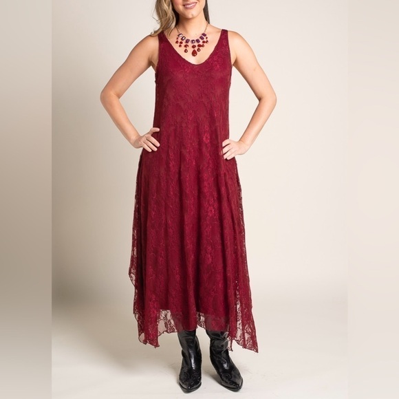 Formal Western Wear Burgundy Jacket and Dress Size Large - Picture 6 of 17